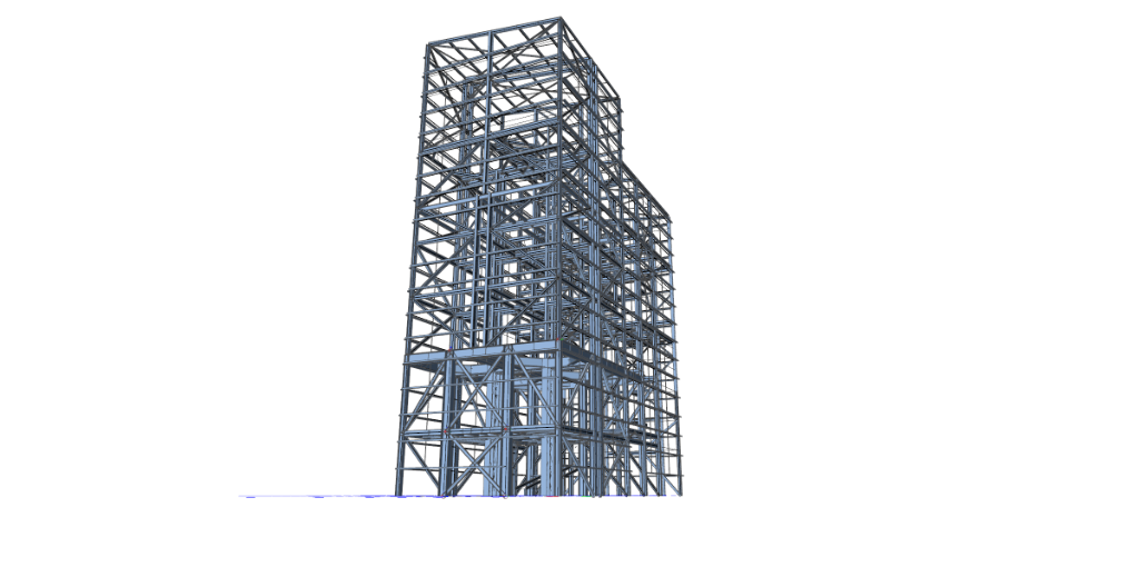 Projeto de Estruturas Metálicas - Modelo 3D